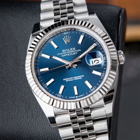 rolex datejust blue dial jubilee price|Rolex Datejust 41 white jubilee.